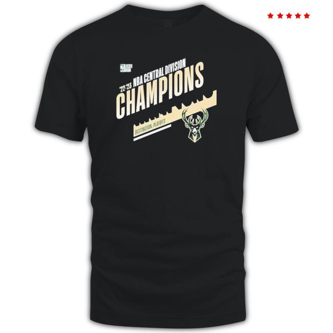 Official Milwaukee Bucks 2023 Central Division Champions shirt