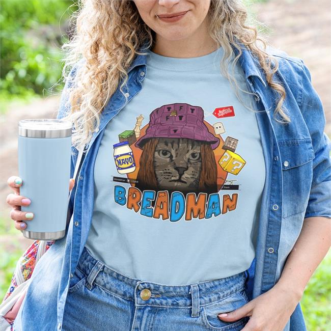 Cat Breadman T Shirts
