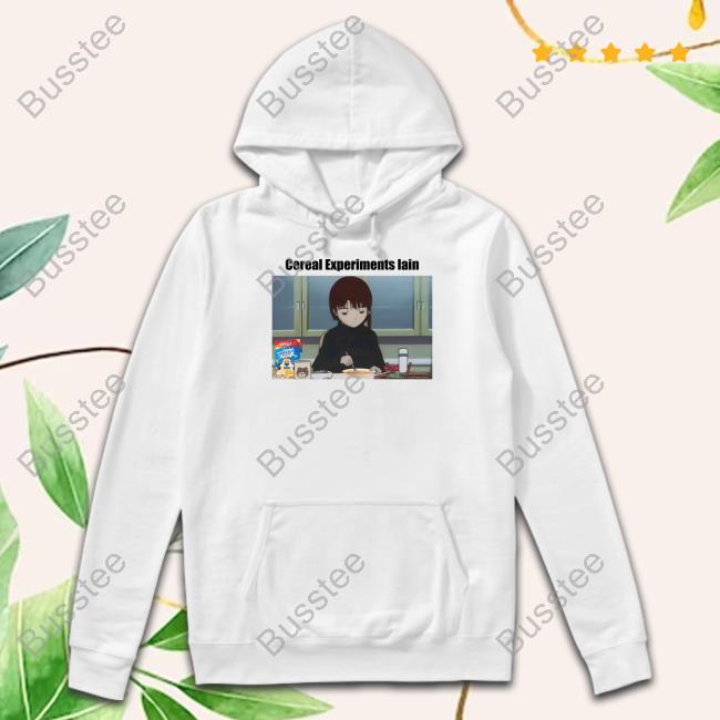 Goofyahhtees Merch Cereal Experiments Lain Sweatshirt
