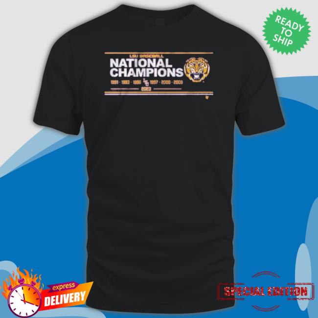 Lsu Baseball National Champions Sign Shirt