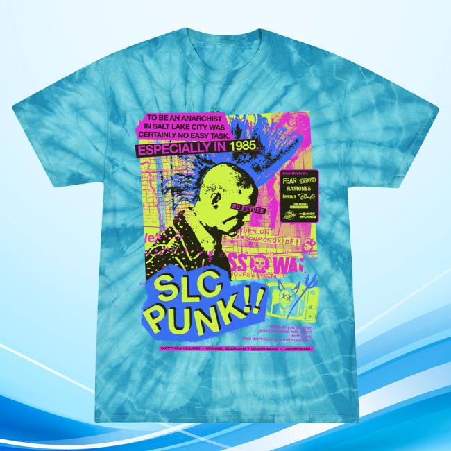 Official Studiohouse Designs Slc Punk Tie Dye New Shirt Turquoise