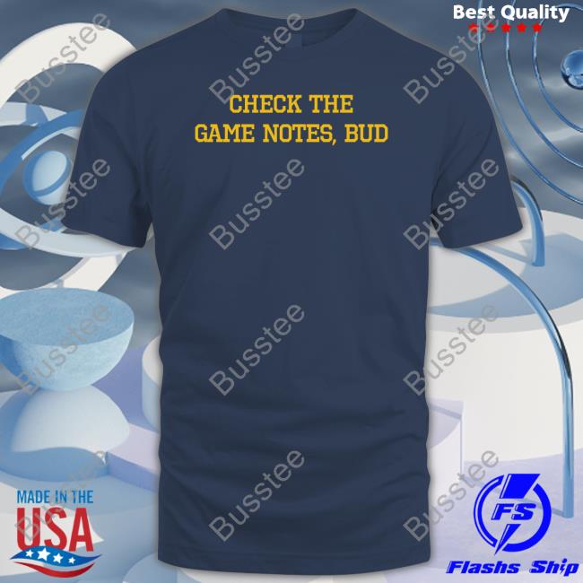 Check The Game Notes Bud Long Sleeve Shirt