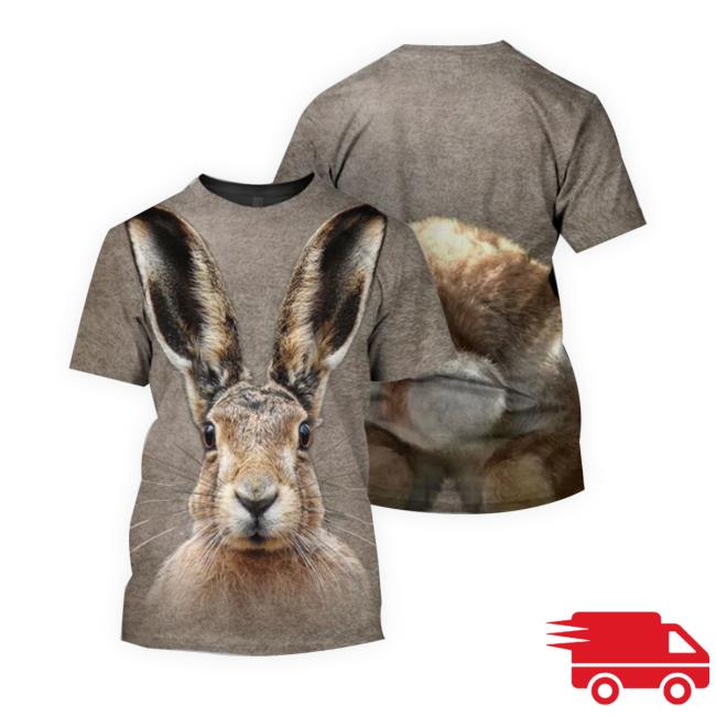 Official Gearhumans Bunny - 3D All Over Printed T-Shirt