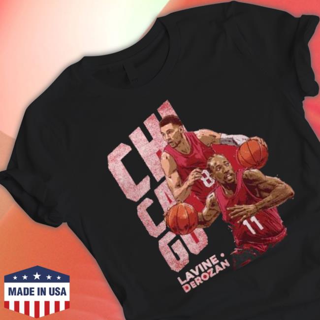 Demar Derozan And Zach Lavine Chicago Duo Hooded Sweatshirt