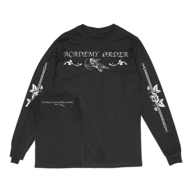 Trending Deathwish Inc Merch Store Academy Order "If Nothing Is Sacred" Black Shirt Deathwishinc Shop
