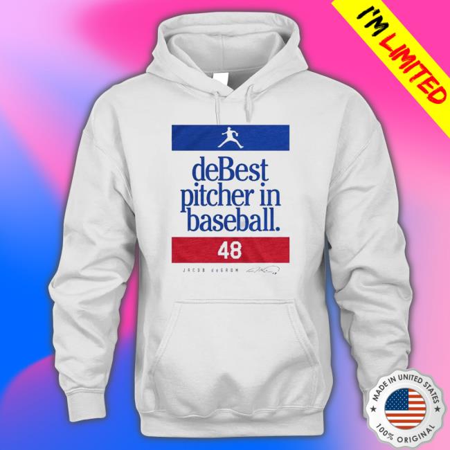 Debest Pitcher In Baseball Jacob Degrom Texas Baseball Tee Shirt
