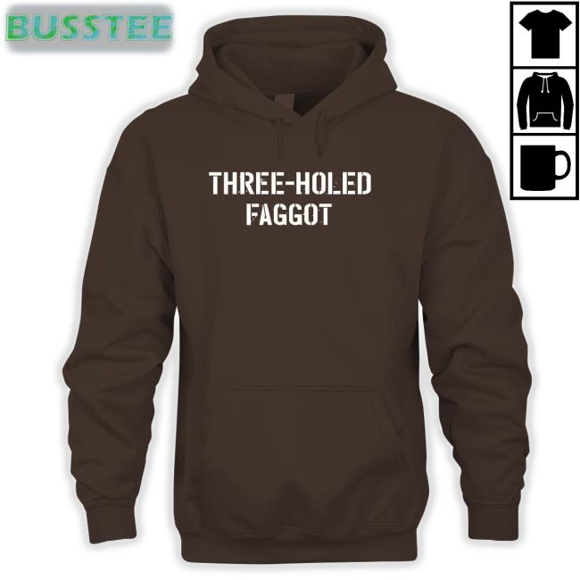 Julie Bindel Three Holed Faggot Hoodie