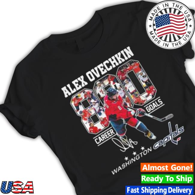 Alex Ovechkin Washington Capitals 800 Career Goals Signature Hoodie