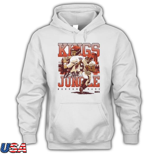 Joe Burrow And Ja’Marr Chase Cincinnati Kings Of The Jungle Crewneck Sweatshirt
