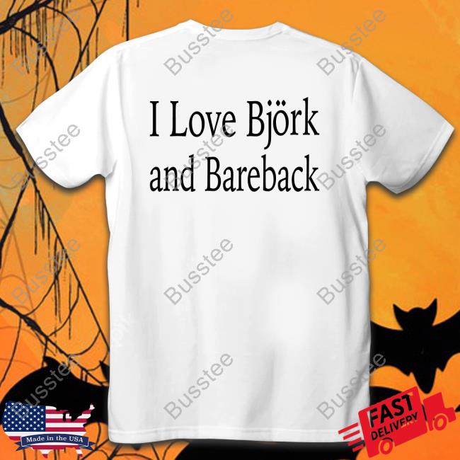 Disc0d0wn I Love Bjork And Bareback Crewneck Sweatshirt
