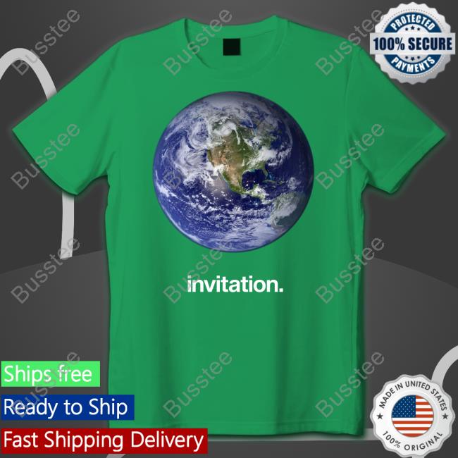 The Earth Invitation T Shirt Sebastian Vettel