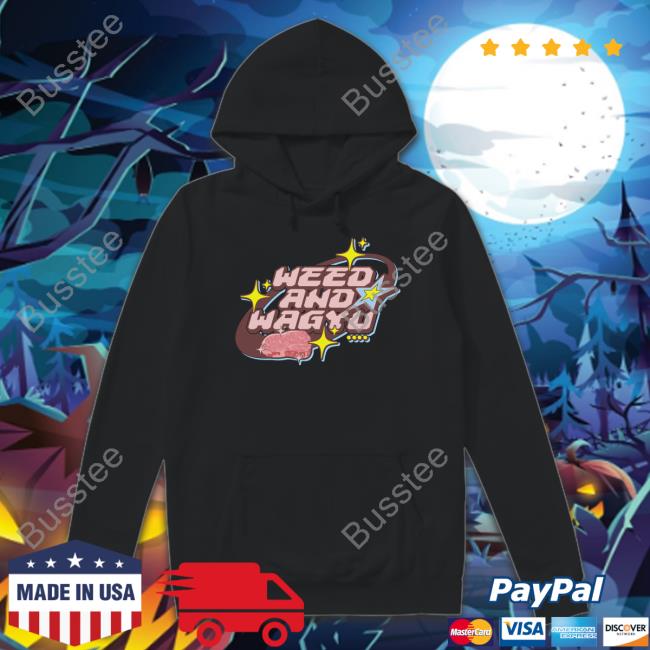 Weedandwagyu Shop W&W Y2k Brown Hooded Sweatshirt