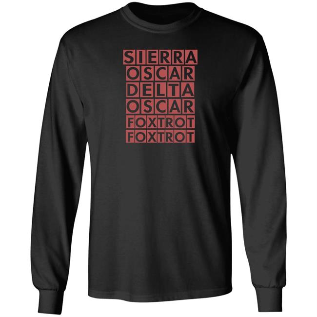 Jeremy Clarkson Sierra Oscar Delta Oscar Foxtrot Foxtrot Shirt James May