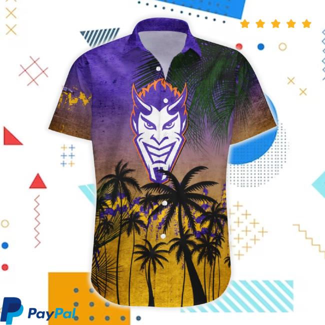 Northwestern State Demons Hawaii Classic Shirt Coconut Tree Tropical Grunge – Ncaa