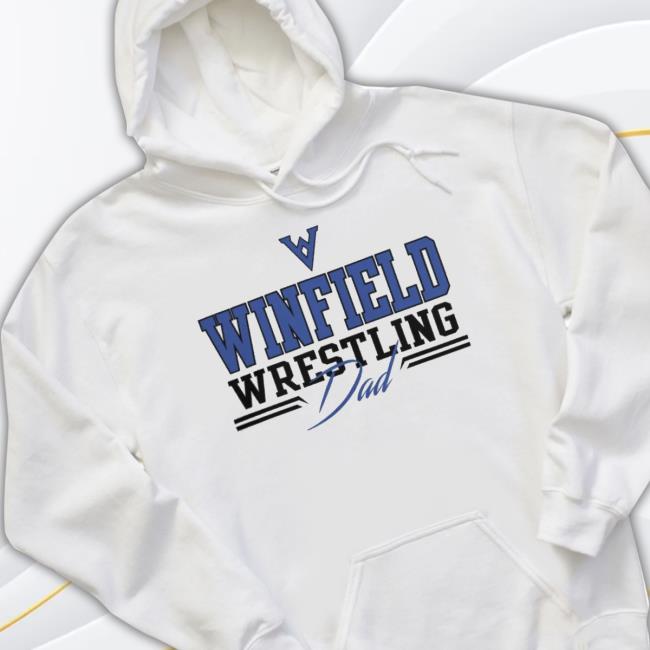 Winfield Wrestling Dad White Shirt