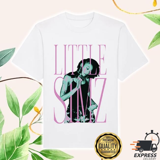 Original Little Simz Merch Store Little Simz Big Photo Sweater (White) Littlesimz Shop