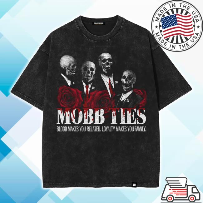 Official Mademobb Merch Store Mobb Ties New Shirt - Black Mademobb Shop