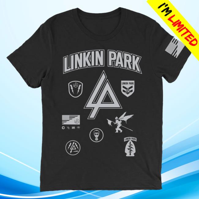 Official Linkin Park Merch Store Hybrid Theory Lp Patches BlackTshirt LinkinPark Apparel Clothing Shop