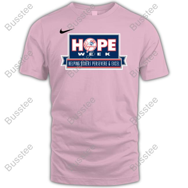 Yankees Hope Week Helping Others Persevere & Excel Shirts Chris Kirschner