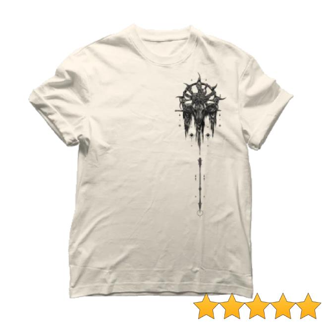 Official Svdden Death Merch Store The Summoning 2023 Accursed Helm Off White Shirt Svddendeath Shop