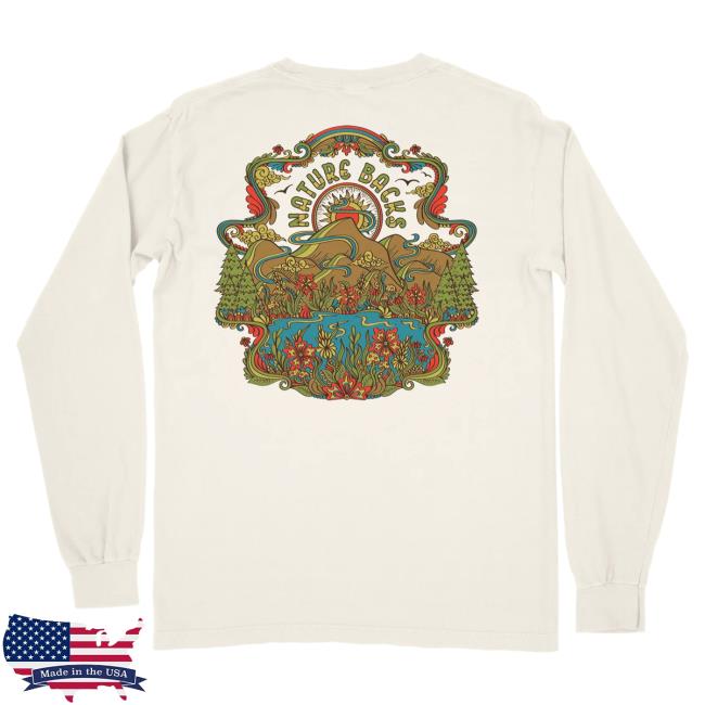 Official Nature Backs Merch Store Flourish Sweatshirts Natural NatureBacks Apparel Clothing Shop