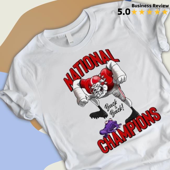 Frog Stomp Georgia Bulldogs National Champions Shirt