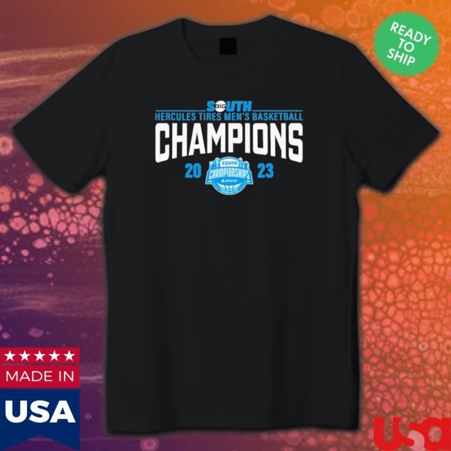 Hercules Tires 2023 Men’S Basketball Big South Champs shirt