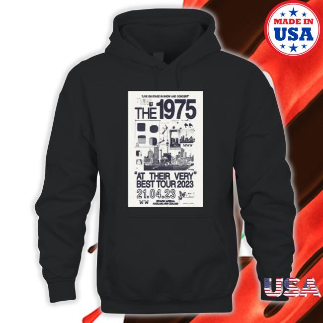 The 1975 Spark Arena Auckland April 21 2023 shirt