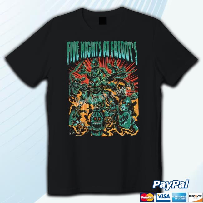 Five Nights At Freddy’S Metal Animatronics T-Shirt