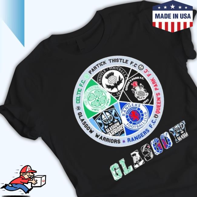 Scotland Glasgow Sports Teams Logo Shirt