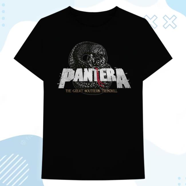 Official Pantera Merch Store Pantera Snake Trendkill Shirt