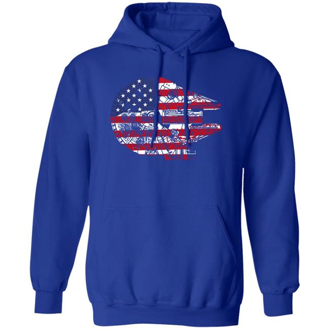 Ford Of July Independence Day 2022 The American Flag Star Wars Millennium Falcon Us Space Force Shirt Mark Hamill