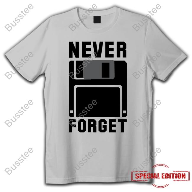 Never Forget Floppy Disk Hoodie Sweatshirt