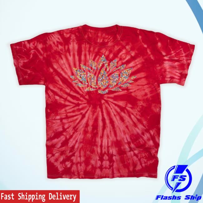 Trending Flower Floral Lotus Plant Tie Dye Shirt
