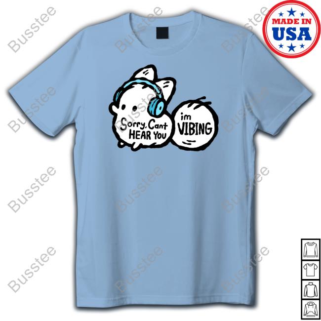 Anxiety Fox Sorry, I Can’T Hear You I’M Vibing Sweatshirt