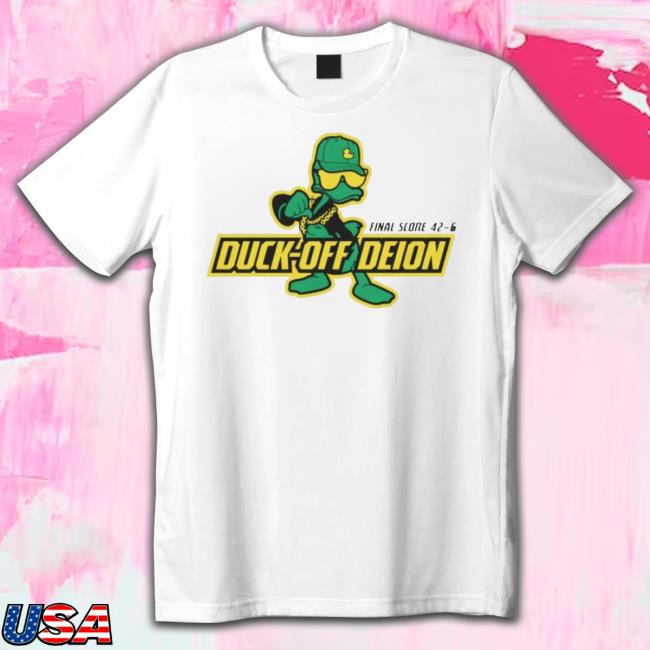 Duck-Off Deion Oregon Ducks Final Score 42-6 Long Sleeve