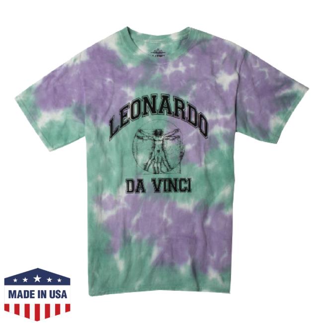 Official Altru Apparel Merch Store Leonardo Da Vinci Tie-Dye Sweater Altruapparel Shop