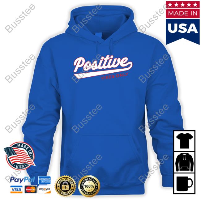 Positive Vibes Only Football Sweatshirt Barstoolstore