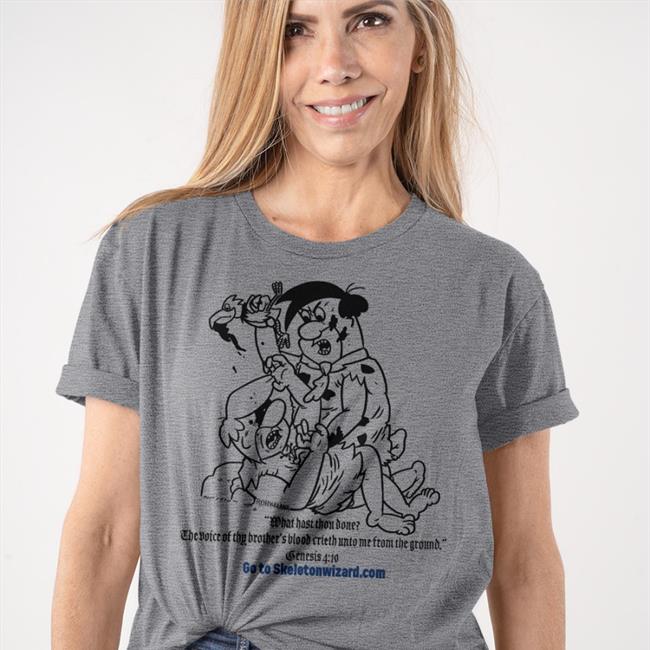 Rory Blank What Hast Thou Done Cain And Abel Tee Shirts