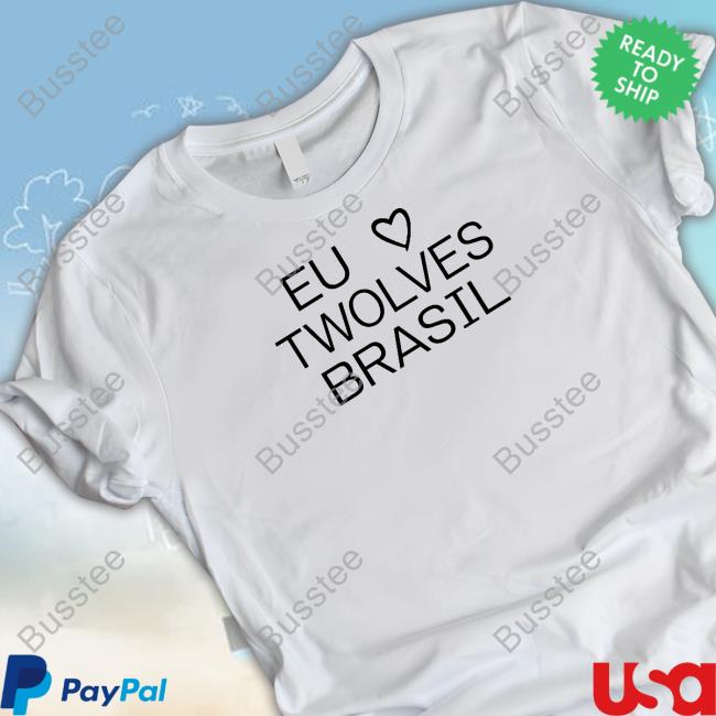 Timberwolves Brasil Eu Love Twolves Brazil Long Sleeve T Shirt