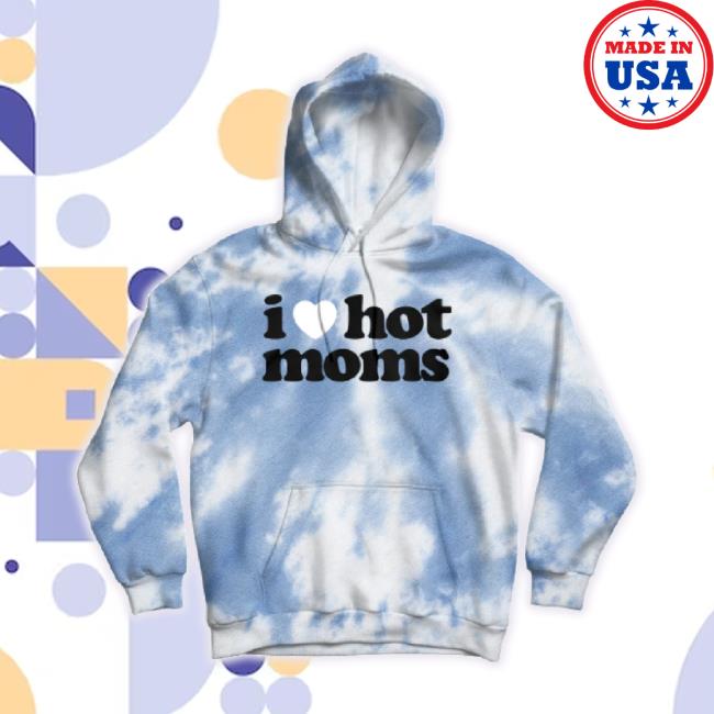 Official Danny Duncan 69 Merch Store I Heart Hot Moms Wash Dye Unisex Sweatshirt Dannyduncan69 Shop