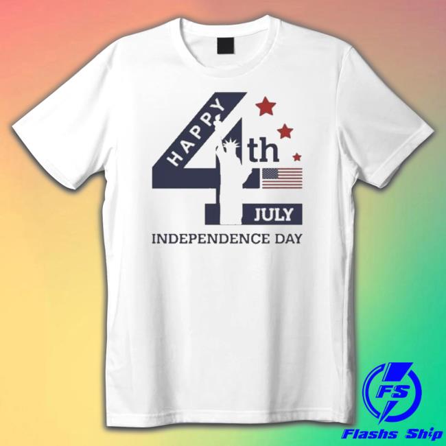 Original Statue Of Liberty On America’S Independence Day 4Th Of July Shirt