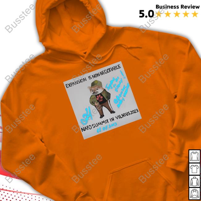 Nafo Ofan Expansion Is Non-Negotiable Nafo Summit In Vilnius 2023 Hooded Sweatshirt