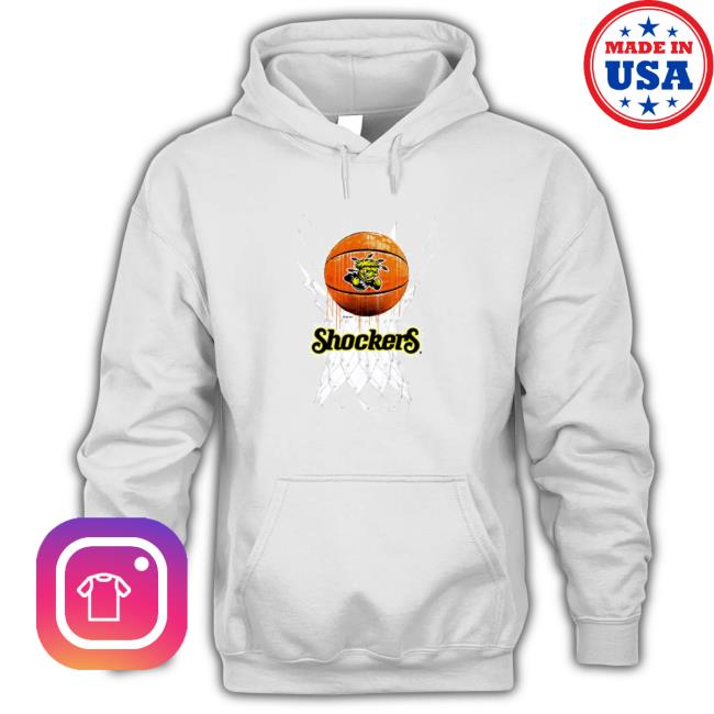 Wichita State Shockers Dripping Basketball Long Sleeve Shirt