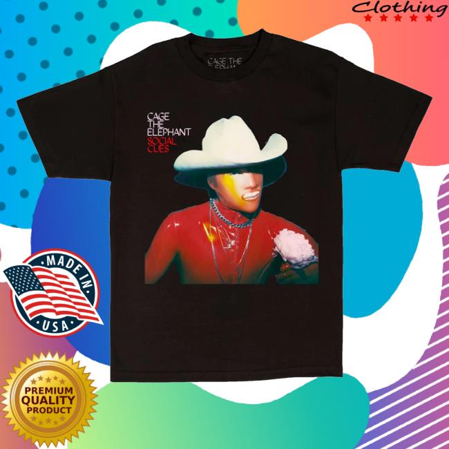 Official Cage The Elephant Merch Social Cues Latex Cowboy Shirt Cagetheelephant Shop
