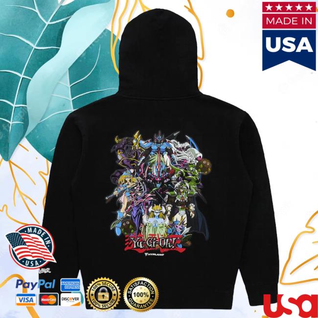 Official Hypland Clothing Merch Store Hypland Yugioh Yugi Monsters Popover Sweatshirt (Black)