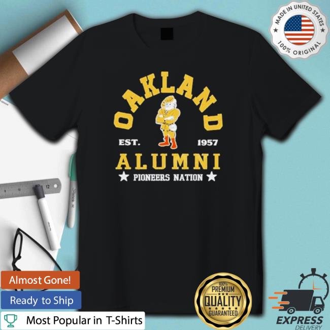 Oakland Alumni Pioneers Nation Long Sleeve T Shirt
