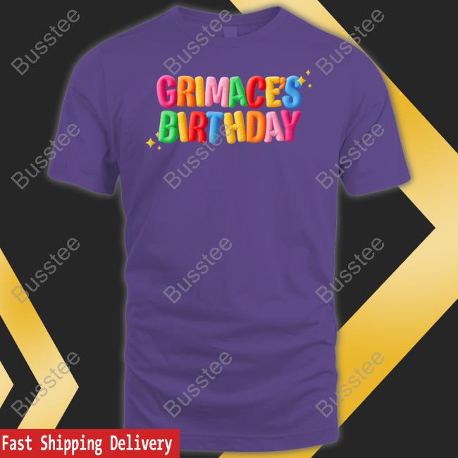 Grimace Birthday Shirt HuinGuillaume