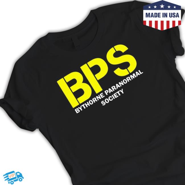 Official Bps Bythorne Paranormal Society t- shirt