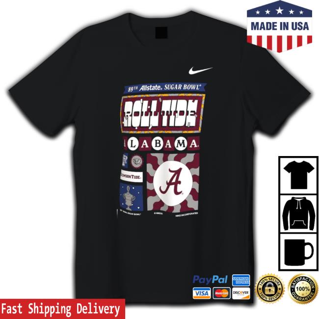 Black Alabama Crimson Tide 2022 Sugar Bowl Mantra Sweatshirts Black Alabama Crimson Tide 2022 Sugar Bowl Mantra Tee